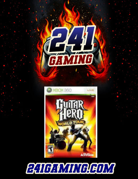 XBOX 360 GUITAR HERO WORLD TOUR - DISC ONLY